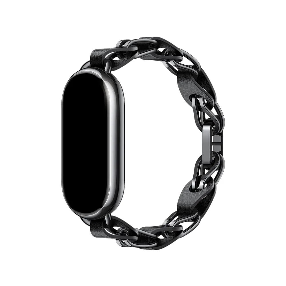 Bracelete Trançado de Metal para Xiaomi Smart Band 8