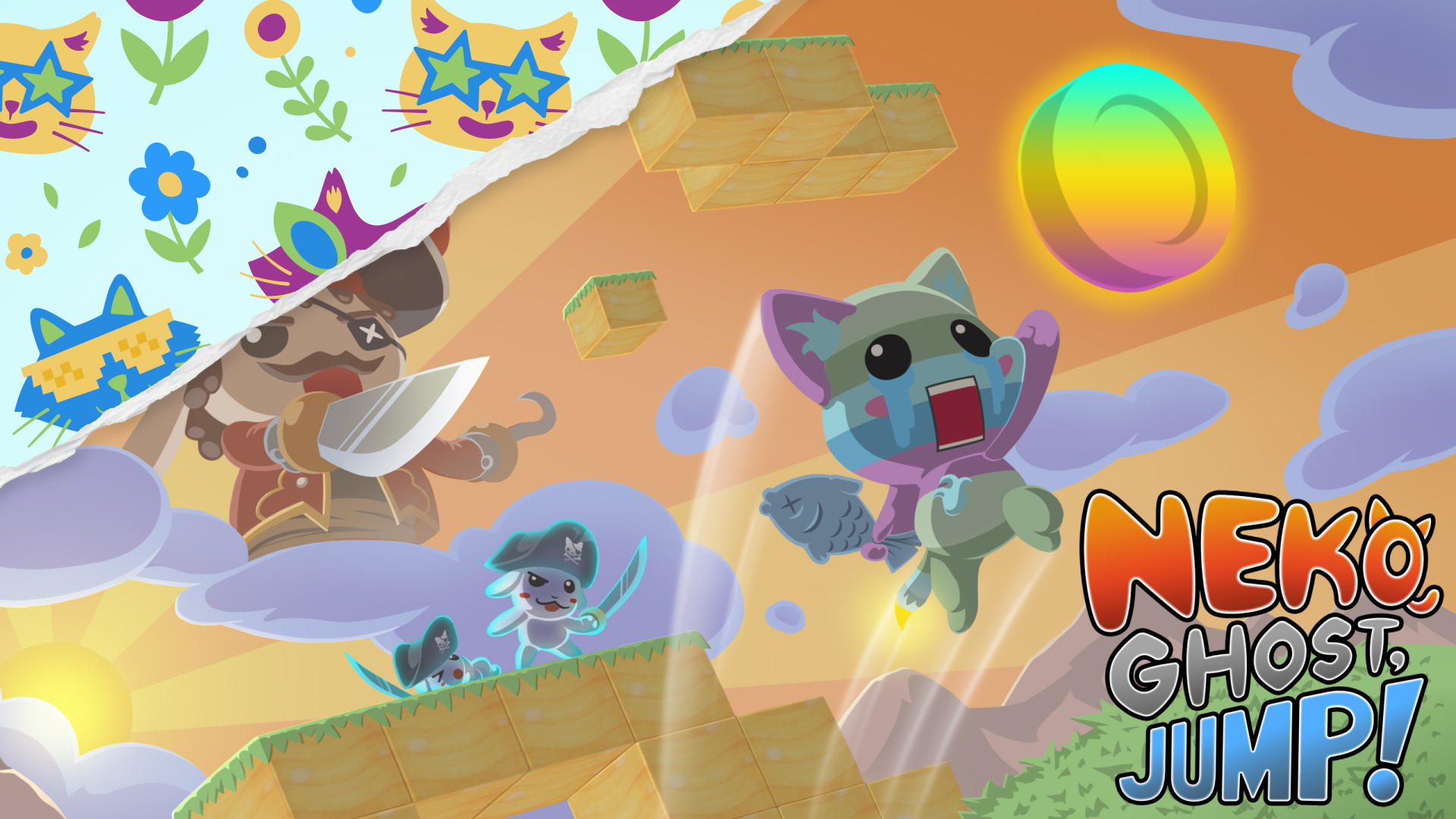 Neko Ghost, Jump!